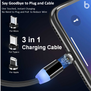 3 in 1 Magnetic Charging Cable