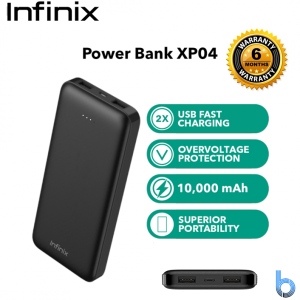 Infinix XP04 Powerbank 10000mAh | 6 Months Warranty